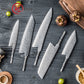 Grandsharp DIY Knife Blade Japanese 67 Layers 10CR15MOV Damascus Steel Knife Blank Blade Set Kitchen Chef Knife Blank Blades
