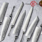 Premium DIY 67 Layers Damascus Steel Half Tang Blank Blade S35VN Powder Steel Core