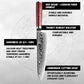 Grandsharp 8.5'' Damascus S35VN Steel Kitchen Chef Knife Carbon Fiber Red Risen Handle
