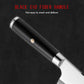 Grandsharp 5Cr15MoV Deba Knife with Black G10 Handle