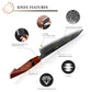 Grandsharp Knives Sets Japanese Knife 67 Layers 10Cr15MoV Damascus High Carbon Steel Chef Knives Set with Sandal Wood Handle