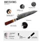Grandsharp Japanese 67 Layers Damascus Steel Sharp Kitchen Knife Chef Knife Gyuto Cooking Knife With Pakkawood Handle
