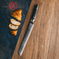 Grandsharp Kitchen 67 Layers 8 Inch Bread Knife AUS10 Damascus Steel Kitchen Bread Cutting Knives with Black Carbon Fiber Handle