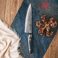 Grandsharp Kitchen 8 Inch Chef Knife Damascus AUS10 67 Layers Steel Chef Kitchen Knives Cutting with Black Carbon Fiber Handle