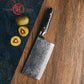 Grandsharp Premium Cleaver Cutting Knife Kitchen 67 Layers AUS10 Damascus Steel Cleaver Knives with Black Carbon Fiber Handle