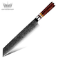 Premium 9.5" Inch Kiritsuke Kitchen Knife Japanese 67 Layers Damascus Steel Kitchen Chef Kiritsuke Knife with Pakkawood Handle