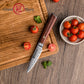 Grandsharp Rose Wood Handle Damascus Paring Knife