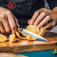 Grandsharp Premium Paring Knife 4'' 129 Layers Japanese Damascus Steel Paring Small Fruit Damascus Knives with Blue Resin Handle