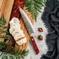 Grandsharp 8''Chef Knife 55 Layers Copper Damascus Steel Kitchen Knife Red Resin Carbon Fiber Handle Professional Cooking Tool