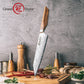 Grandsharp Damascus Steel Kiritsuke Knife Japanese AUS10 Carbon Steel 67 Layers Kiritsuke Knife with Africa Wood Handle