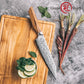 Grandsharp Damascus Steel Kiritsuke Knife Japanese AUS10 Carbon Steel 67 Layers Kiritsuke Knife with Africa Wood Handle
