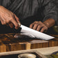 Grandsharp Kitchen Sakimaru 8 Inch Knife 3 Layers PM204/Chinese Version of M390 Steel Knives Mkuruti Wood&Imitation Ivory Handle