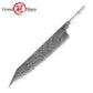 Grandsharp 67 Layers Damascus Steel DIY Hidden Tang Blade with Rose Pattern