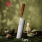 Grandsharp Japanese Hitachi 7.5 Inch ZDP189 Powder Steel Kitchen Nakiri Knife Cutting Cooking Natural Africa Mkuruti Wood Handle