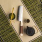Grandsharp PM204 Powder Steel Core 6.5 Inch Kitchen Nakiri Knife Kitchen Chef Knives with Mkuruti Wood & Imitation Ivory Handle