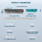 Grandsharp New 129 Layers Damascus Nakiri Knife