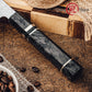 Grandsharp Nakiri Kitchen 7'' Knife Modern 67 Layers Damascus Steel Kitchen Chef Nakiri Knives with Black Carbon Fiber Handle
