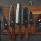 Grandsharp Handmade Forged San Mai Steel Kitchen Chef Knife Set