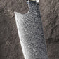 Grandsharp Ebony Handle 10Cr15CoMoV Damascus Utility Knife