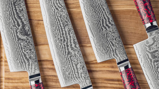 Grandsharp S35VN Damascus Garasuki Boning Knife
