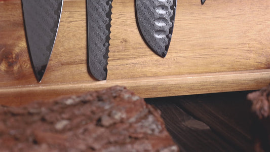Grandsharp DIY Blade Half Tang 9Cr18MoV Damascus Steel