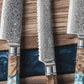 Grandsharp 10Cr15CoMoV Damascus 6.5inch Bunka Cleaver Knife