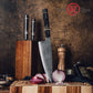 Grandsharp 8 Inch Damascus Steel Chef Knife High Quality 67 Layers 10Cr15CoMoV Kitchen Knives with Black Carbon Fiber Handle