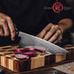 Grandsharp 8 Inch Damascus Steel Chef Knife High Quality 67 Layers 10Cr15CoMoV Kitchen Knives with Black Carbon Fiber Handle