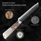 Grandsharp Damascus Steel 8.5 Inch Kitchen Bread Knife White Resin & Solidified Wood Handle