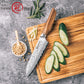 Grandsharp 67 Layers Damascus Steel 7 Inch Santoku Knife Japanese AUS10 Core Kitchen Chef Santoku Knife with Africa Rose Wood