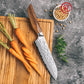Grandsharp 67 Layers Damascus Steel 7 Inch Santoku Knife Japanese AUS10 Core Kitchen Chef Santoku Knife with Africa Rose Wood