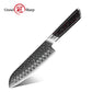 Grandsharp New 129 Layers 10Cr15CoMoV Damascus Santoku Knife