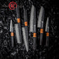 Grandsharp Kitchen Chef Knife Sets 67 Layers Damascus Steel Chef Kiritsuke Santoku Cooking Damascus Knives &Wood Handle
