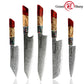 Grandsharp 10Cr15CoMoV Damascus Kitchen Knife Collection