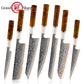 Grandsharp 55 Layers Copper Damascus Chef Kitchen Knife Collection