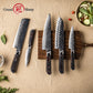 Grandsharp 1-5pcs Kitchen Knife Set 129 Layers 10Cr15MoV Core Damascus Steel Carbon Fiber&Resin Handle For Cutting Fruits Meat