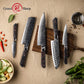 Grandsharp 1-5pcs Kitchen Knife Set 129 Layers 10Cr15MoV Core Damascus Steel Carbon Fiber&Resin Handle For Cutting Fruits Meat
