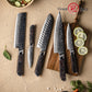 Grandsharp 1-5pcs Kitchen Knife Set 129 Layers 10Cr15MoV Core Damascus Steel Carbon Fiber&Resin Handle For Cutting Fruits Meat