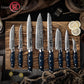 Damascus Kitchen Knives 67 Layers AUS-10 Japanese Steel Chef Santoku Boning Utility Slicing Knives