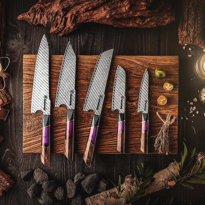 67 Layers Damascus Stainless Steel Japanese Chef Kitchen Knives Nakiri Santoku Knife Meat Slicer Vegetables Cutter