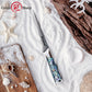 Grandsharp Abalone Shell Handle AUS10 Damascus Kitchen 5.5"Boning Knife