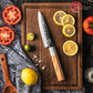 Handmade 5 Inch Utility Kitchen Knife High Carbon Stainless Steel Kitchen Chef Utility Knives with Olive Wood Handle
