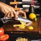 Handmade 5 Inch Utility Kitchen Knife High Carbon Stainless Steel Kitchen Chef Utility Knives with Olive Wood Handle