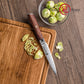 Grandsharp Rose Wood Handle Damascus Utility Knife