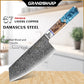 6.7 Inch Kitchen Knife Chopping Cleaver Resin Stabilized Handle 67 Layers Meat Butcher Knives Damascus Steel Chef Cleaver Knives