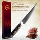 Grandsharp 10Cr15CoMoV damascus chef knife set