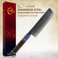 Professional 67 Layers Damascus Steel Kitchen Chef Nakiri Knife With Octagonal Solidfied Wooden Handle
