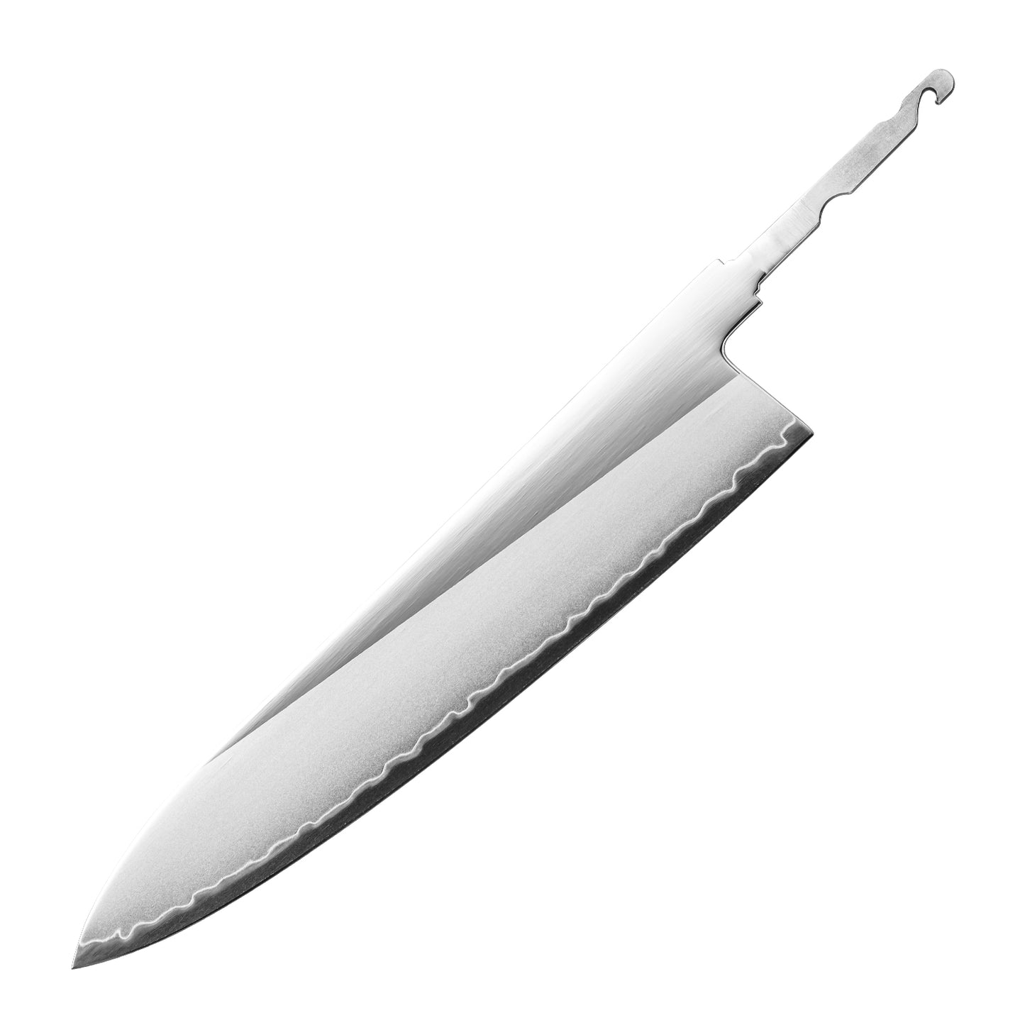 Grandsharp DIY hidden tang blank blades 3 layers san mai steel PM204 Powder Steel M390-equivalent performance