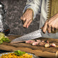 Grandsharp 8 Inch Chef Knife 67 Layers damascus Steel AUS-10 Kitchen Knife Vegetables Fruit Slicer kiritsuke Knives Cooking Tool