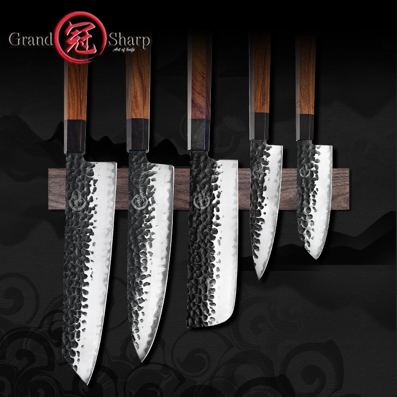 Grandsharp Chef Knife 8 inch AUS-10 Japanese Damascus Steel 67 Layers –  grandsharp-knives